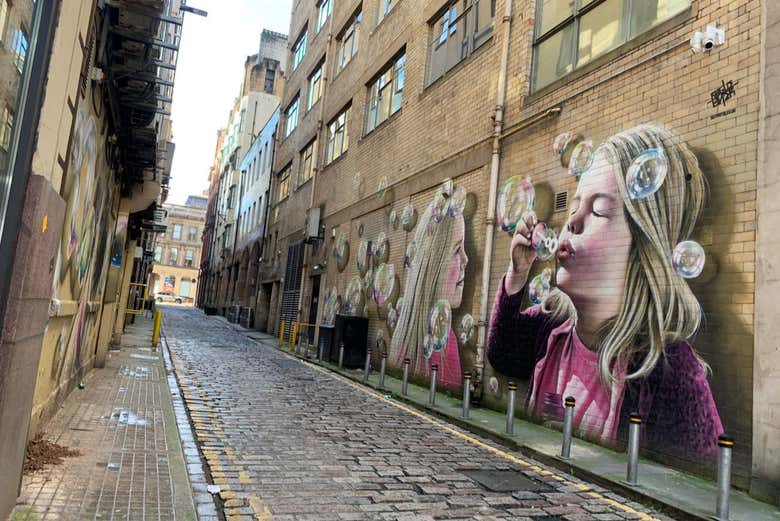 Free tour de arte urbano por Glasgow