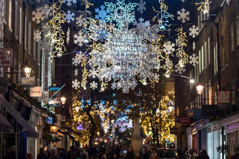 Paseo nocturno por el Londres actual