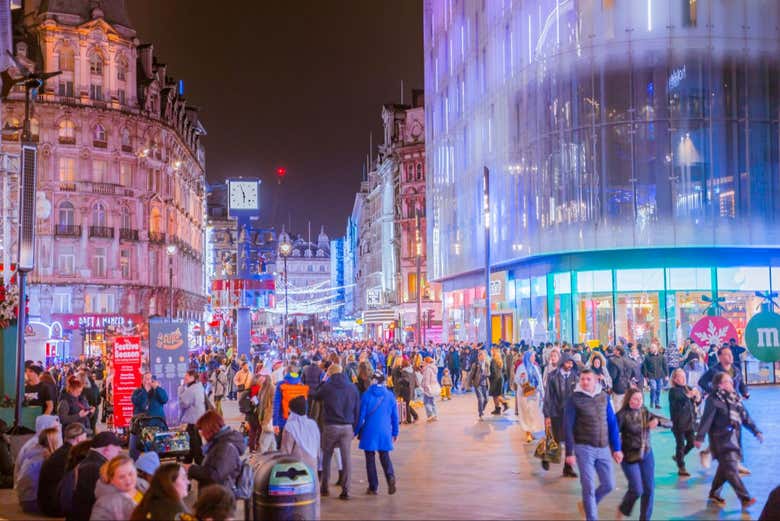 Paseo nocturno por el Londres actual