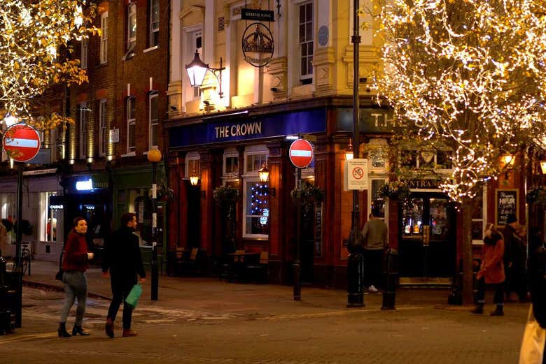 Paseo nocturno por el Londres actual