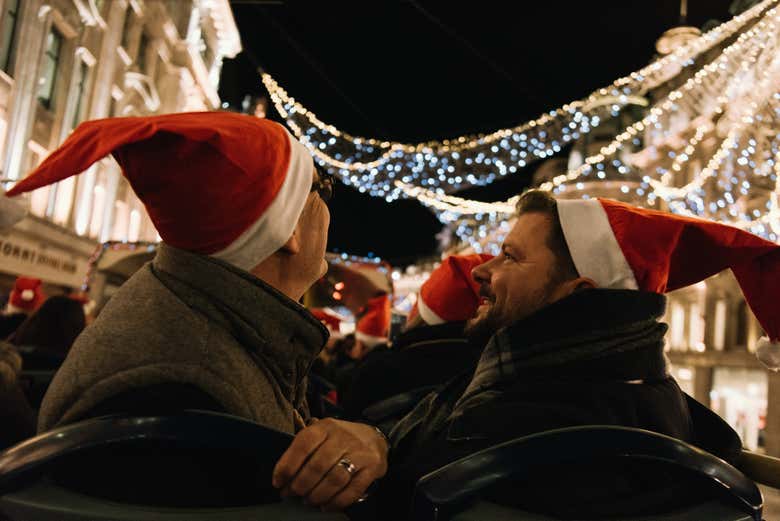 Autobús navideño de Londres