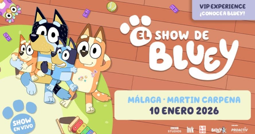 El show de Bluey en Malaga