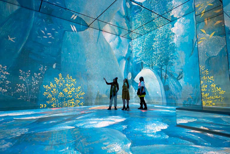Entrada a Frameless Immersive Art Experience