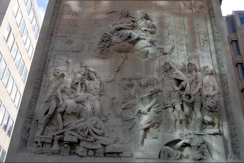 Entrada al Monumento al Gran Incendio con audioguía