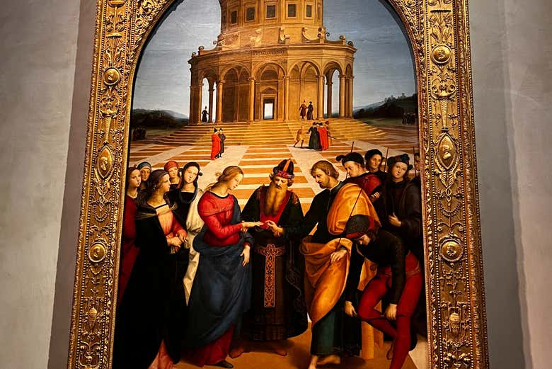 Entrada a la Pinacoteca de Brera con audioguía