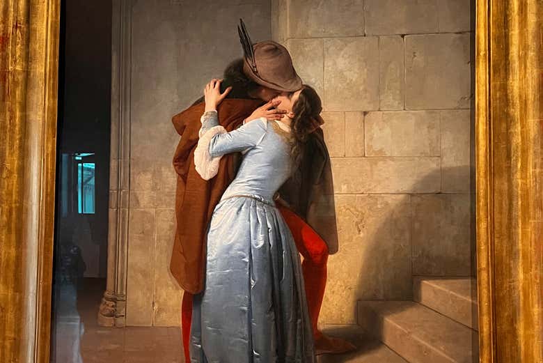 Entrada a la Pinacoteca de Brera con audioguía
