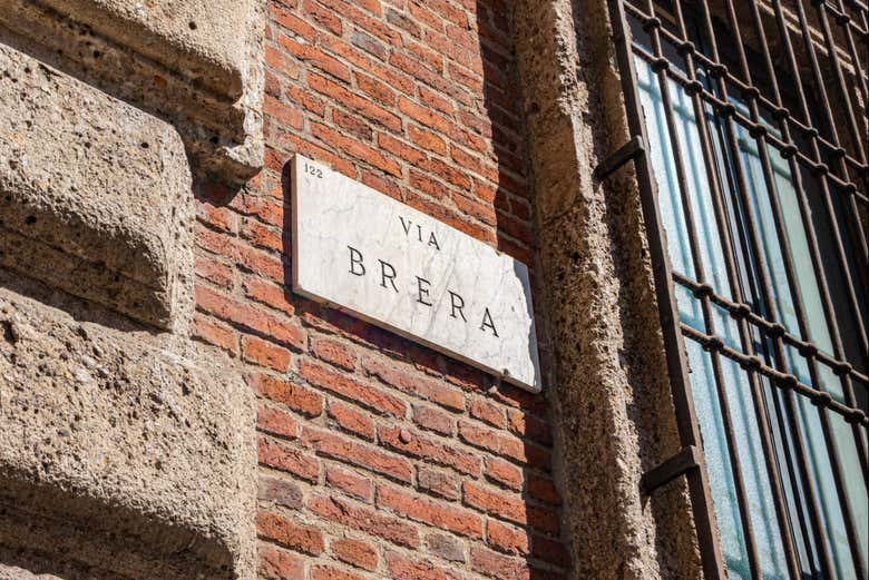 Entrada a la Pinacoteca de Brera con audioguía