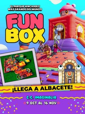 Funbox Albacete ¡el parque hinchable más grande del mundo!