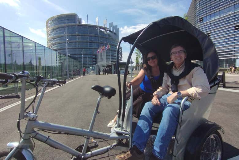 Tour privado en bicitaxi por Estrasburgo