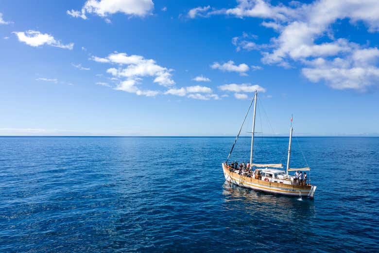 Paseo en barco al atardecer por Cabo Girão