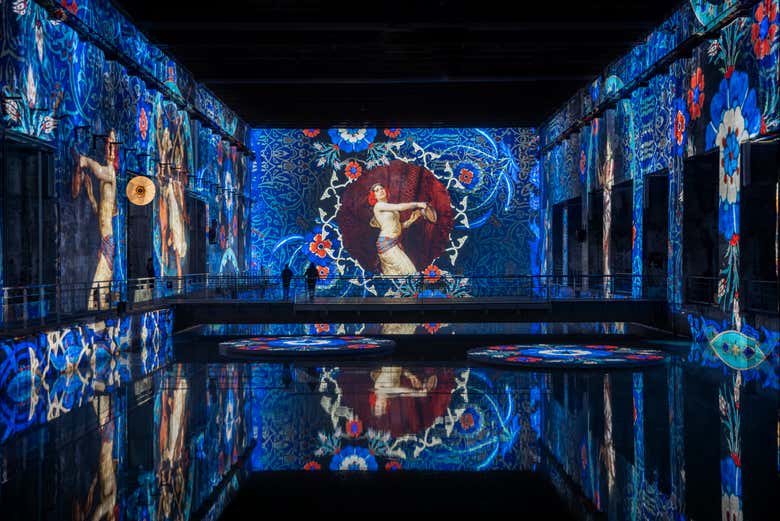 Entrada a Les Bassins des Lumières