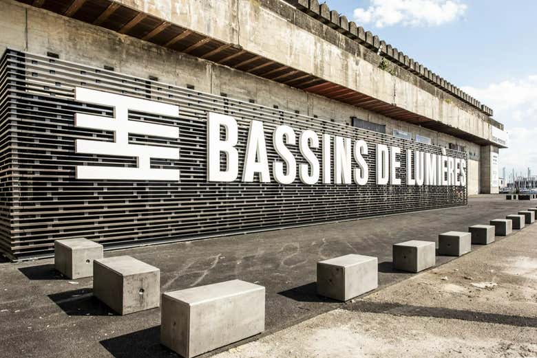 Entrada a Les Bassins des Lumières