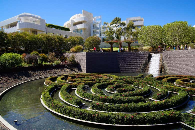 Entrada al Getty Center con audioguía