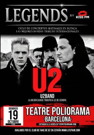 U2Band tribut a U2: Legends by KISS FM