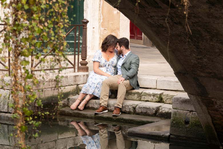 Sesión fotográfica privada en Venecia