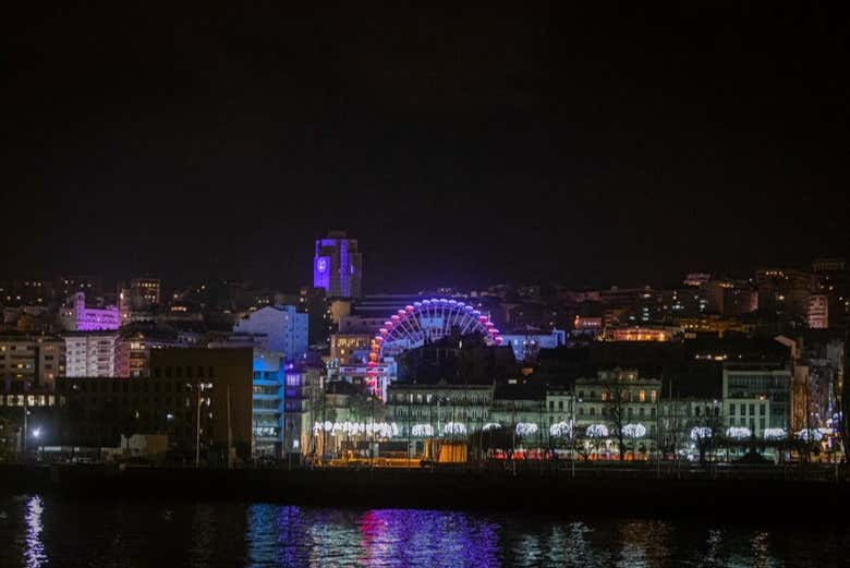 Barco navideño de Vigo