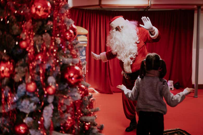 Barco navideño de Vigo