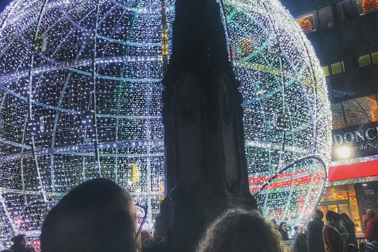 Free tour de las luces de Navidad de Vigo