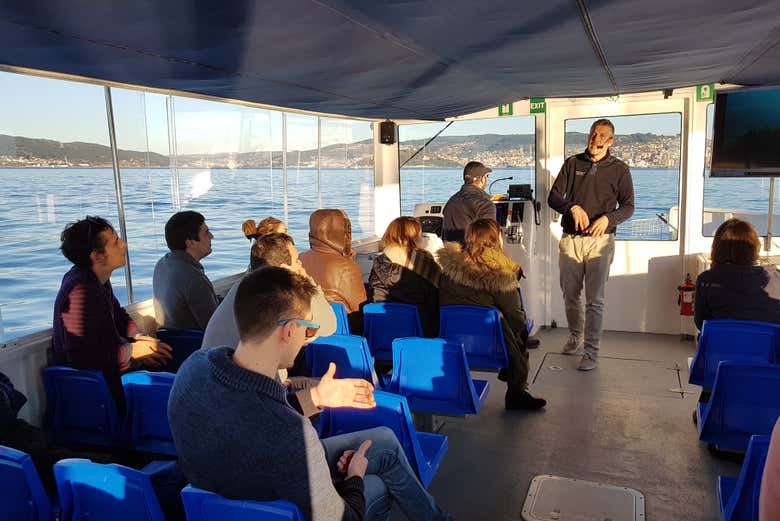 Paseo en barco por la ría de Vigo