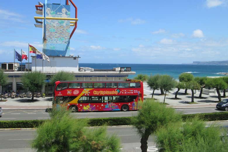 Autobús turístico de Santander