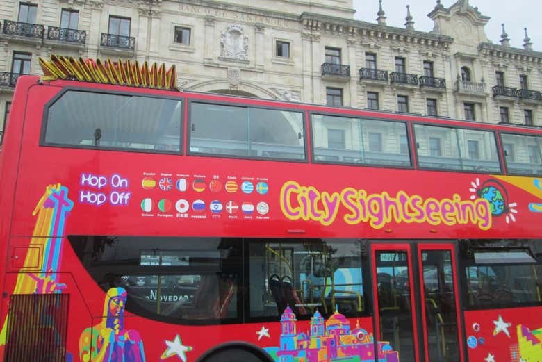 Autobús turístico de Santander