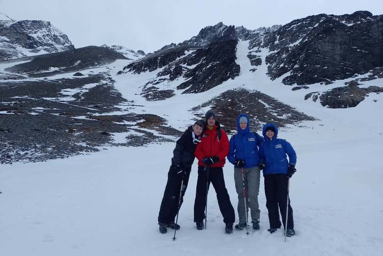 Trekking por el glaciar Martial