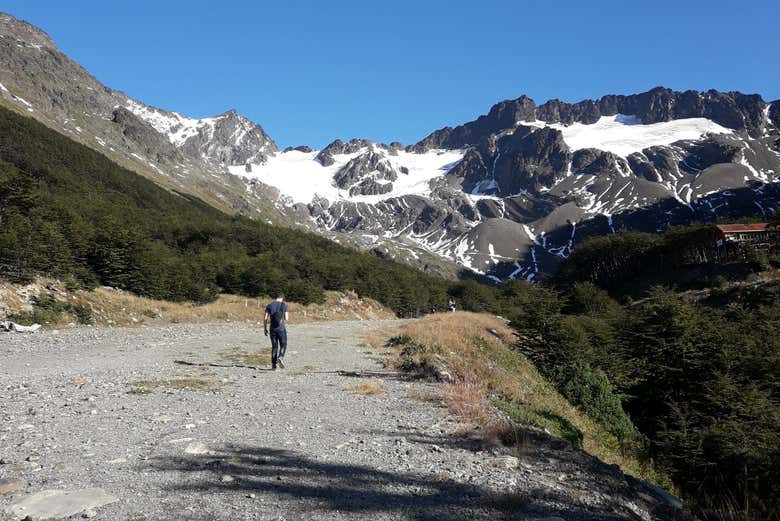 Trekking por el glaciar Martial