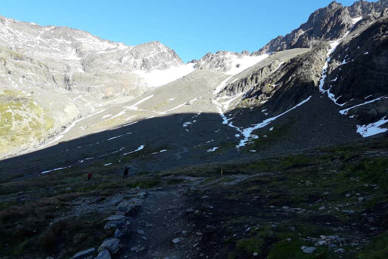 Trekking por el glaciar Martial