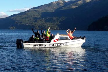 Buceo en el lago Moreno