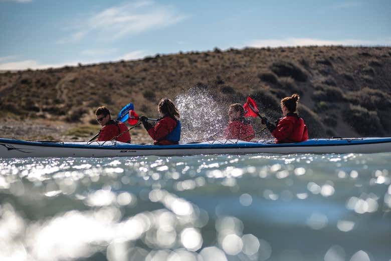 Tour en kayak por el río Santa Cruz