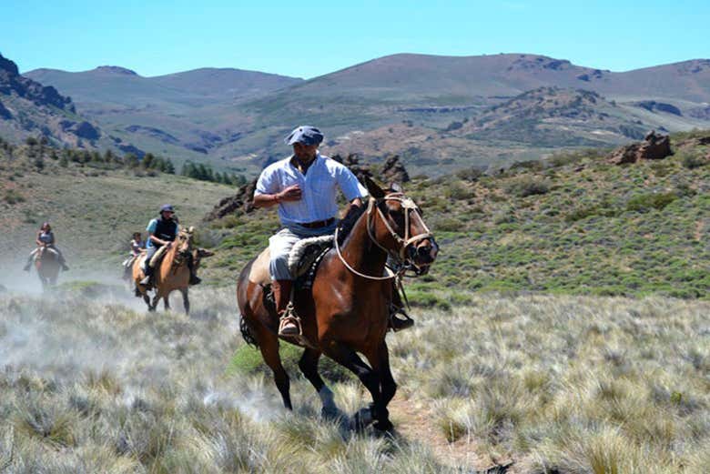 Excursión a caballo por la Patagonia