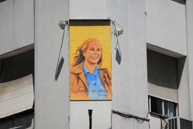 Tour de Eva Perón por Buenos Aires