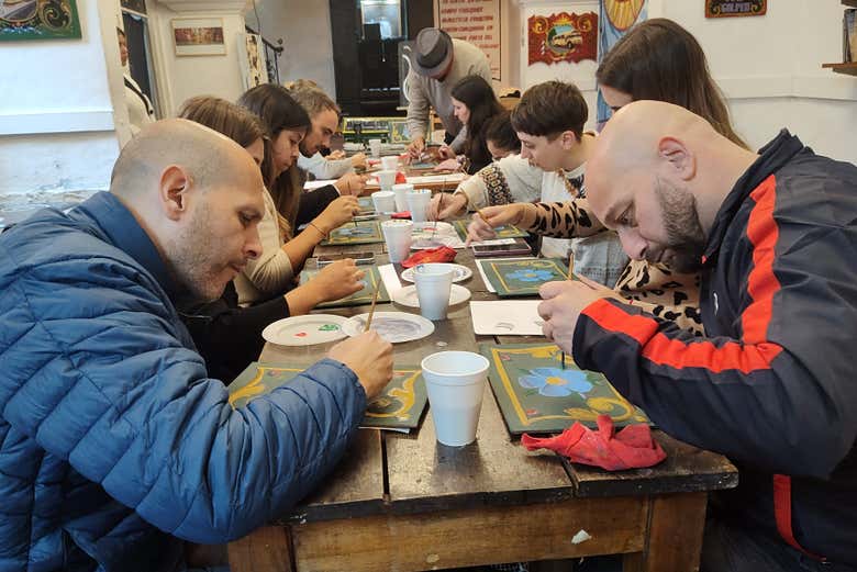 Tour privado de fileteado porteño por el barrio de San Telmo