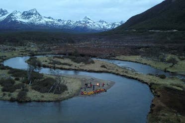 Packrafting en el ro Olivia