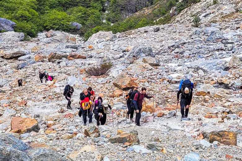 Trekking de 2 días hasta el glaciar Ojo del Albino