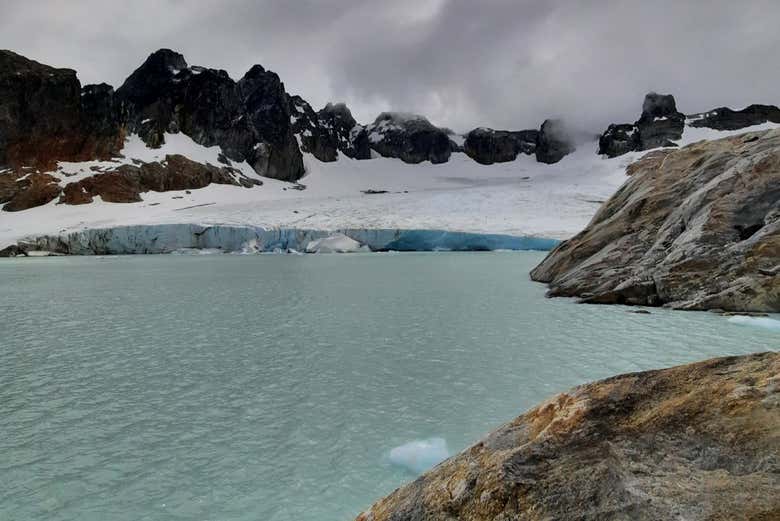 Trekking de 2 días hasta el glaciar Ojo del Albino