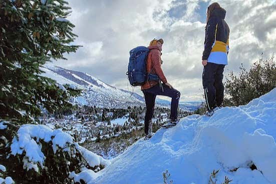Paseo con raquetas de nieve por el Cerro San Martín
