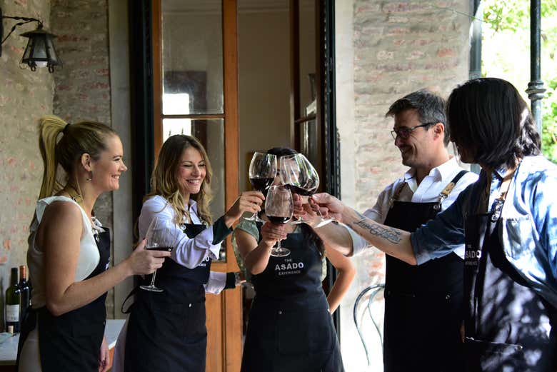 Taller de asado argentino con degustación en Buenos Aires