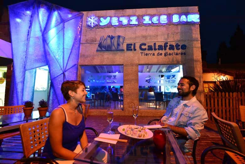Entrada a un Ice Bar