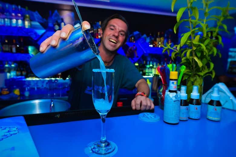 Entrada a un Ice Bar