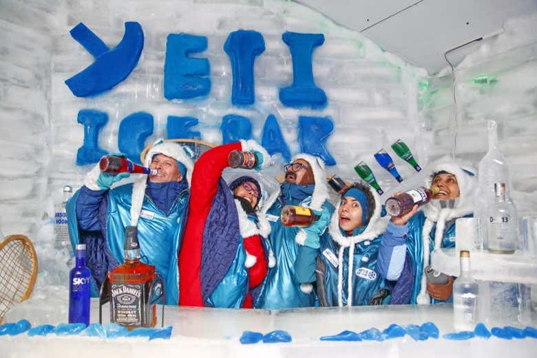 Entrada a un Ice Bar
