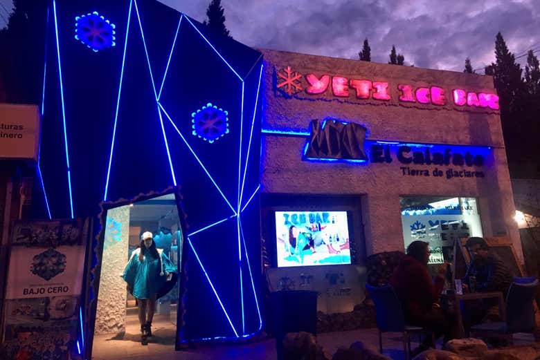 Entrada a un Ice Bar
