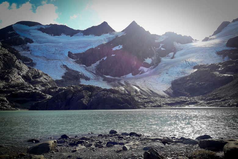 Trekking por el glaciar Vinciguerra