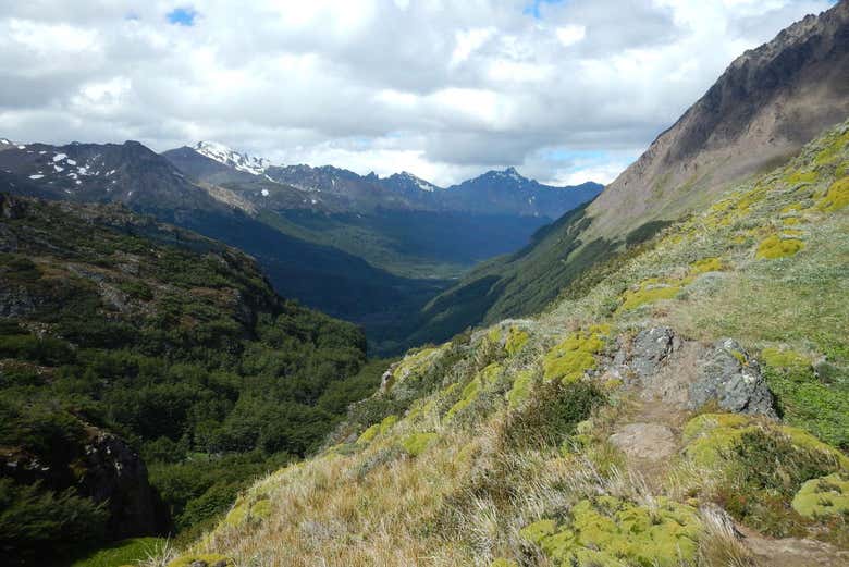 Trekking por el glaciar Vinciguerra