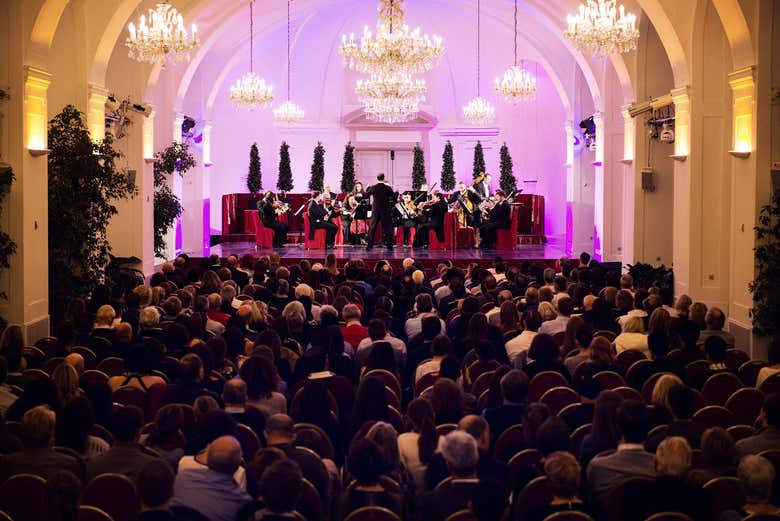 Palacio Schönbrunn con cena y concierto