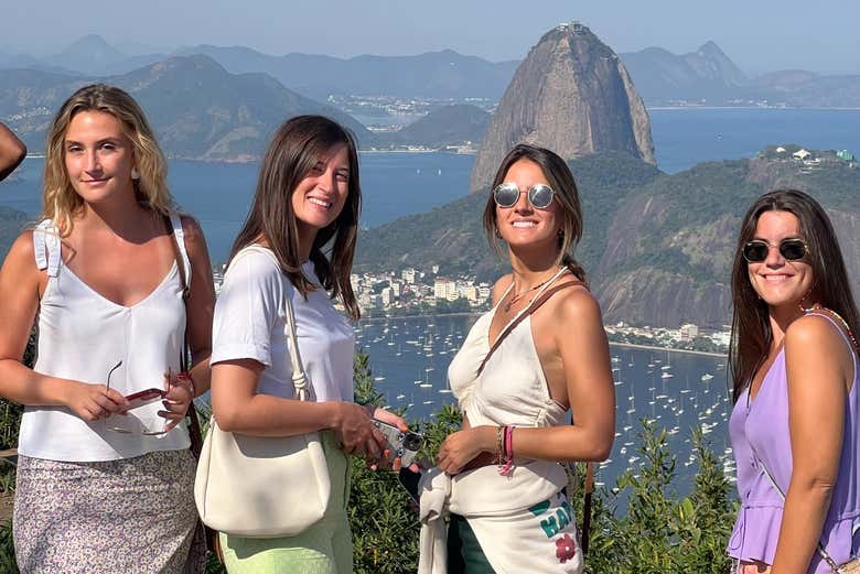 Amanecer en el mirador de Dona Marta + Cristo Redentor