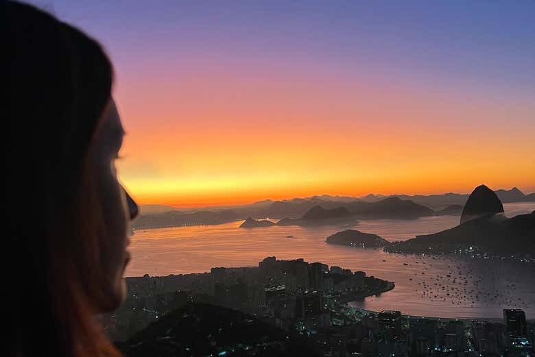 Amanecer en el mirador de Dona Marta + Cristo Redentor