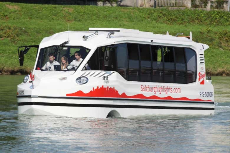 Tour en autobús anfibio por Salzburgo