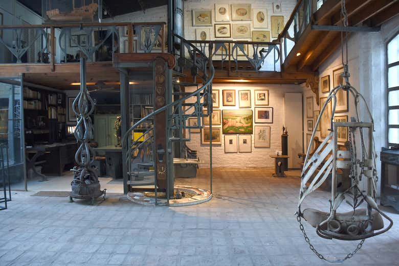 Visita a la Casa del Escultor Roberto Rosas