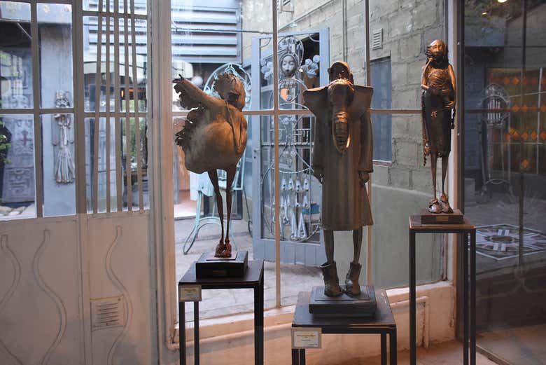 Visita a la Casa del Escultor Roberto Rosas